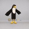 Custom Black and White Hawk Mascot Costume Adult Full Body Suit for Sports Events Custom Black and White Hawk Mascot Costume Adult Full Body Suit for Sports Events