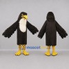 Custom Black and White Hawk Mascot Costume Adult Full Body Suit for Sports Events Custom Black and White Hawk Mascot Costume Adult Full Body Suit for Sports Events