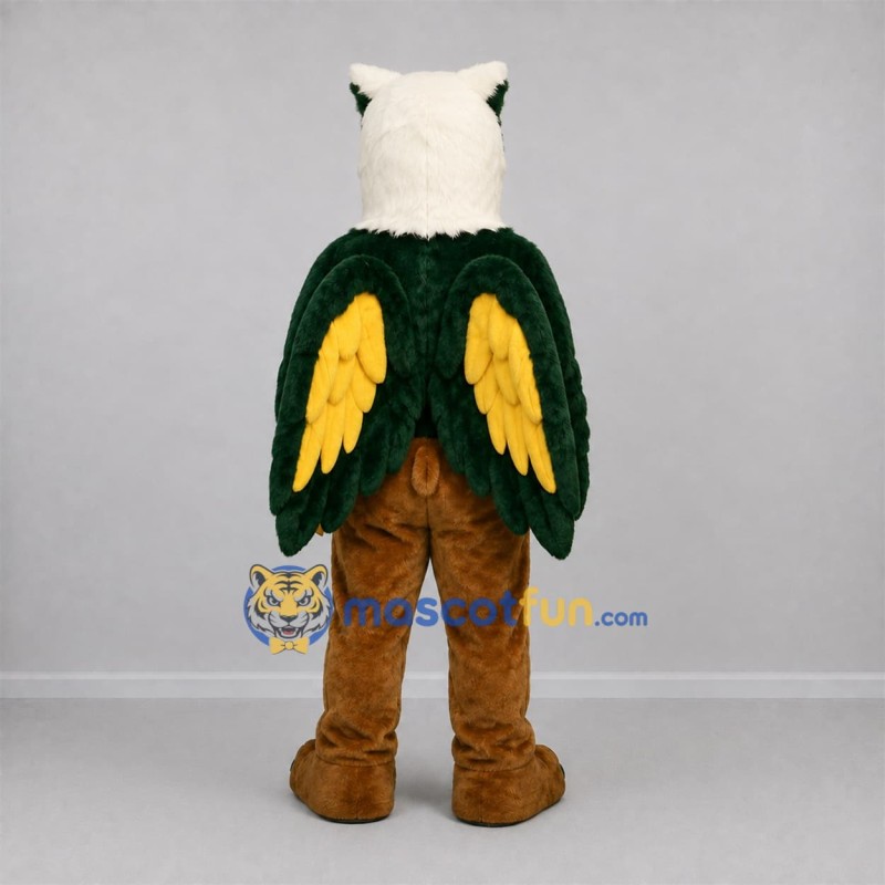 Custom Green and Brown Griffin Mascot Costume Adult Full Body Suit for Fantasy Events Custom Green and Brown Griffin Mascot Costume Adult Full Body Suit for Fantasy Events