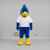 Custom Blue and Yellow Bird Mascot Costume Adult Full Body Suit for School Events Custom Blue and Yellow Bird Mascot Costume Adult Full Body Suit for School Events