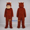 Custom Brown and Tan Bull Mascot Costume Adult Full Body Suit for Farm Events Custom Brown and Tan Bull Mascot Costume Adult Full Body Suit for Farm Events