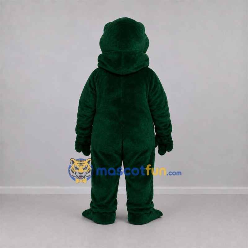 Custom Dark Green Frog Mascot Costume Adult Full Body Suit for Nature Events