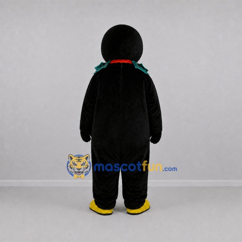Custom Black and White Christmas Penguin Mascot Costume Adult Full Body Suit for Christmas Events Custom Black and White Christmas Penguin Mascot Costume Adult Full Body Suit for Christmas Events