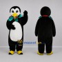 Custom Black and White Christmas Penguin Mascot Costume Adult Full Body Suit for Christmas Events