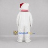 Custom White and Red Christmas Bear Mascot Costume Adult Full Body Suit for Christmas Events Custom White and Red Christmas Bear Mascot Costume Adult Full Body Suit for Christmas Events