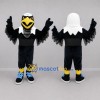 Custom Black and White Bald Eagle Mascot Costume Adult Full Body Suit for Sports Events Custom Black and White Bald Eagle Mascot Costume Adult Full Body Suit for Sports Events