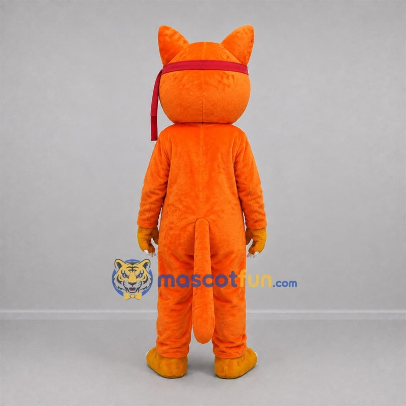 Custom Orange Cat Mascot Costume Adult Full Body Suit for Birthday Parties Custom Orange Cat Mascot Costume Adult Full Body Suit for Birthday Parties