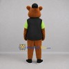 Custom Brown and Black Rodent Mascot Costume Adult Full Body Suit for School Events Custom Brown and Black Rodent Mascot Costume Adult Full Body Suit for School Events
