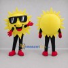 Custom Yellow Sun Mascot Costume Adult Full Body Suit for Summer Events