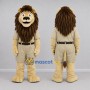 Custom Tan and Brown Safari Lion Mascot Costume Adult Full Body Suit for Nature Events