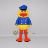 Custom Yellow and Blue Captain Duck Mascot Costume Adult Full Body Suit for Nautical Events Custom Yellow and Blue Captain Duck Mascot Costume Adult Full Body Suit for Nautical Events