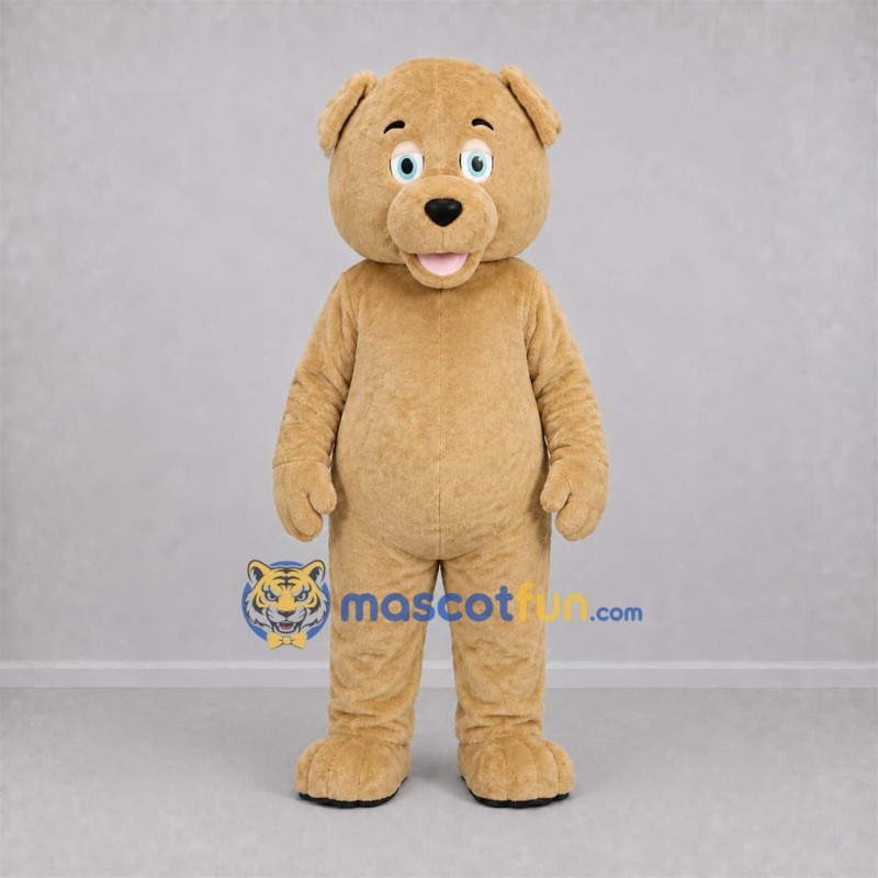 Custom Tan Dog Mascot Costume Adult Full Body Suit for Pet Events Custom Tan Dog Mascot Costume Adult Full Body Suit for Pet Events