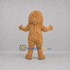 Custom Tan Shaggy Animal Mascot Costume Adult Full Body Suit for Stage Performances Custom Tan Shaggy Animal Mascot Costume Adult Full Body Suit for Stage Performances