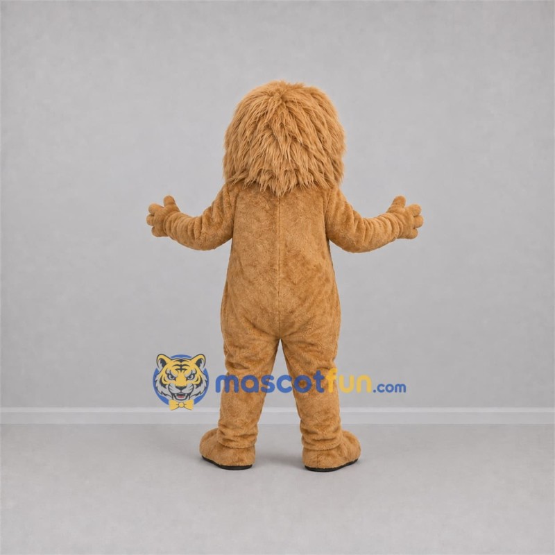 Custom Tan Shaggy Animal Mascot Costume Adult Full Body Suit for Stage Performances Custom Tan Shaggy Animal Mascot Costume Adult Full Body Suit for Stage Performances