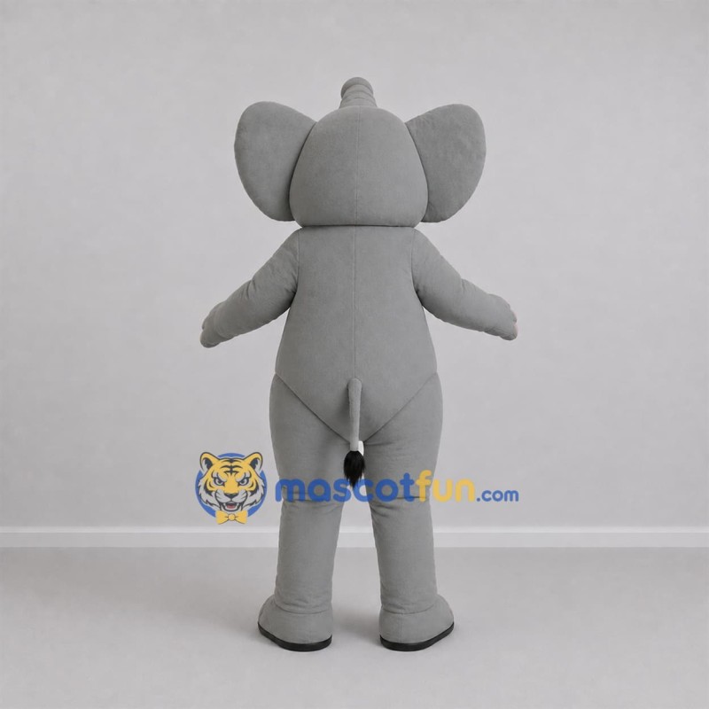 Custom Gray and Pink Elephant Mascot Costume Adult Full Body Suit for Wildlife Events