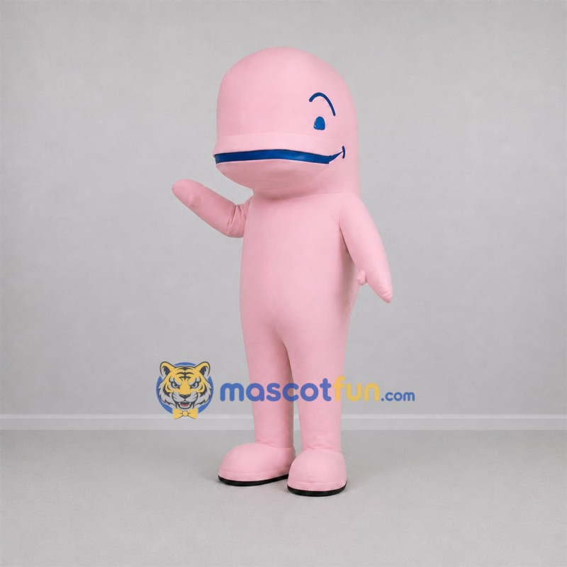 Custom Pink Sea Animal Mascot Costume Adult Full Body Suit for Ocean Events Custom Pink Sea Animal Mascot Costume Adult Full Body Suit for Ocean Events