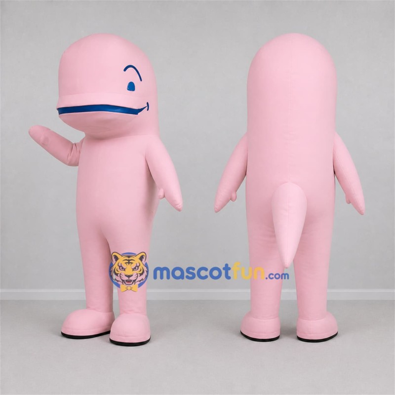 Custom Pink Sea Animal Mascot Costume Adult Full Body Suit for Ocean Events Custom Pink Sea Animal Mascot Costume Adult Full Body Suit for Ocean Events
