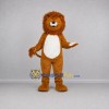 Custom Golden Brown Lion Mascot Costume Adult Full Body Suit for Wildlife Events