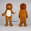 Custom Golden Brown Lion Mascot Costume Adult Full Body Suit for Wildlife Events