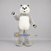 Custom Gray and White Teddy Bear Mascot Costume Adult Full Body Suit for Birthday Parties