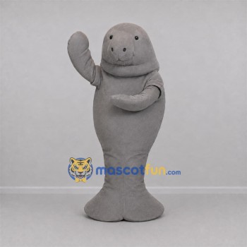 Custom Gray Seal Mascot Costume Adult Full Body Suit for Aquarium Events Custom Gray Seal Mascot Costume Adult Full Body Suit for Aquarium Events