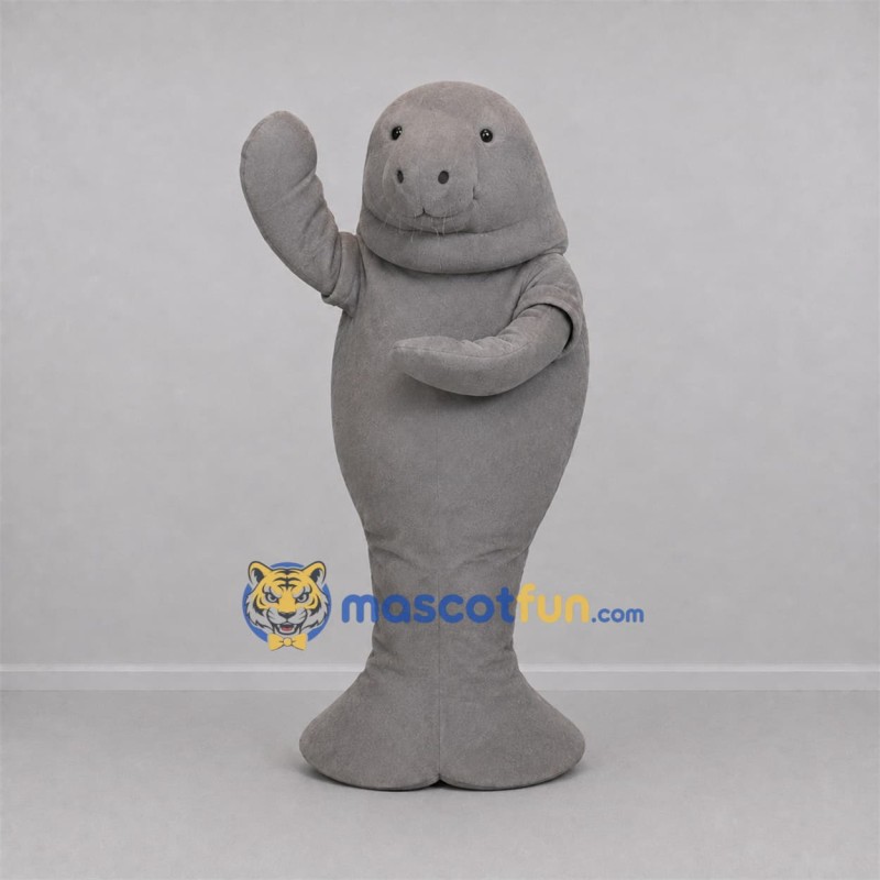 Custom Gray Seal Mascot Costume Adult Full Body Suit for Aquarium Events Custom Gray Seal Mascot Costume Adult Full Body Suit for Aquarium Events