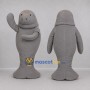 Custom Gray Seal Mascot Costume Adult Full Body Suit for Aquarium Events