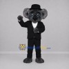 Custom Gray and Black Koala Mascot Costume Adult Full Body Suit for Stage Performances Custom Gray and Black Koala Mascot Costume Adult Full Body Suit for Stage Performances