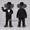 Custom Gray and Black Koala Mascot Costume Adult Full Body Suit for Stage Performances Custom Gray and Black Koala Mascot Costume Adult Full Body Suit for Stage Performances