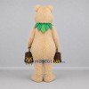 Custom Tan and Green Bear Mascot Costume Adult Full Body Suit for Nature Events Custom Tan and Green Bear Mascot Costume Adult Full Body Suit for Nature Events
