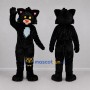 Custom Black and White Cat Mascot Costume Adult Full Body Suit for Halloween Events