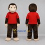 Custom Brown and Red Monkey Mascot Costume Adult Full Body Suit for Jungle Parties