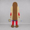 Custom Brown and Tan Hot Dog Mascot Costume Adult Full Body Suit for Food Festivals Custom Brown and Tan Hot Dog Mascot Costume Adult Full Body Suit for Food Festivals