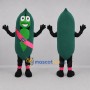 Custom Green Pea Pod Mascot Costume Adult Full Body Suit for Food Festivals