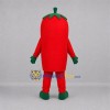 Custom Red and Green Pepper Mascot Costume Adult Full Body Suit for Food Festivals
