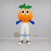 Custom Orange and White Orange Fruit Mascot Costume Adult Full Body Suit for Food Festivals Custom Orange and White Orange Fruit Mascot Costume Adult Full Body Suit for Food Festivals
