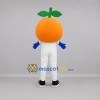 Custom Orange and White Orange Fruit Mascot Costume Adult Full Body Suit for Food Festivals Custom Orange and White Orange Fruit Mascot Costume Adult Full Body Suit for Food Festivals