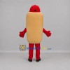 Custom Brown and Red Hot Dog Mascot Costume Adult Full Body Suit for Food Festivals Custom Brown and Red Hot Dog Mascot Costume Adult Full Body Suit for Food Festivals