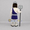 Custom Purple and Silver Sea King Mascot Costume Adult Full Body Suit for Fantasy Events Custom Purple and Silver Sea King Mascot Costume Adult Full Body Suit for Fantasy Events