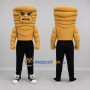Custom Golden Brown Pancake Stack Mascot Costume Adult Full Body Suit for Food Festivals