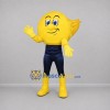 Custom Yellow and Blue Comet Mascot Costume Adult Full Body Suit for Space Events Custom Yellow and Blue Comet Mascot Costume Adult Full Body Suit for Space Events