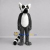 Custom Gray and White Ring-Tailed Lemur Mascot Costume Adult Full Body Suit for Wildlife Events Custom Gray and White Ring-Tailed Lemur Mascot Costume Adult Full Body Suit for Wildlife Events