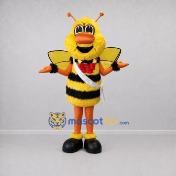 Custom Yellow and Black Bee Mascot Costume Adult Full Body Suit for Garden Events Custom Yellow and Black Bee Mascot Costume Adult Full Body Suit for Garden Events