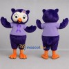 Custom Purple and Lavender Owl Mascot Costume Adult Full Body Suit for School Events Custom Purple and Lavender Owl Mascot Costume Adult Full Body Suit for School Events