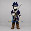Custom Purple and Brown Pirate Captain Mascot Costume Adult Full Body Suit for Pirate Parties Custom Purple and Brown Pirate Captain Mascot Costume Adult Full Body Suit for Pirate Parties