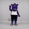 Custom Purple and White Hippo Mascot Costume Adult Full Body Suit for Sports Events Custom Purple and White Hippo Mascot Costume Adult Full Body Suit for Sports Events