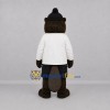 Custom Brown and White Beaver Mascot Costume Adult Full Body Suit for Winter Events Custom Brown and White Beaver Mascot Costume Adult Full Body Suit for Winter Events