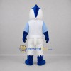 Custom Blue and White Bird Mascot Costume Adult Full Body Suit for Sports Events Custom Blue and White Bird Mascot Costume Adult Full Body Suit for Sports Events