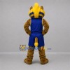 Custom Brown and Blue Lion Mascot Costume Adult Full Body Suit for Sports Events Custom Brown and Blue Lion Mascot Costume Adult Full Body Suit for Sports Events