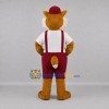 Custom Orange and Burgundy Fox Mascot Costume Adult Full Body Suit for Stage Performances Custom Orange and Burgundy Fox Mascot Costume Adult Full Body Suit for Stage Performances